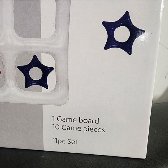 Giant Inflatable Star & Circle Tic-Tac-Toe Summer Outdoor Game Set - Picture 5 of 7